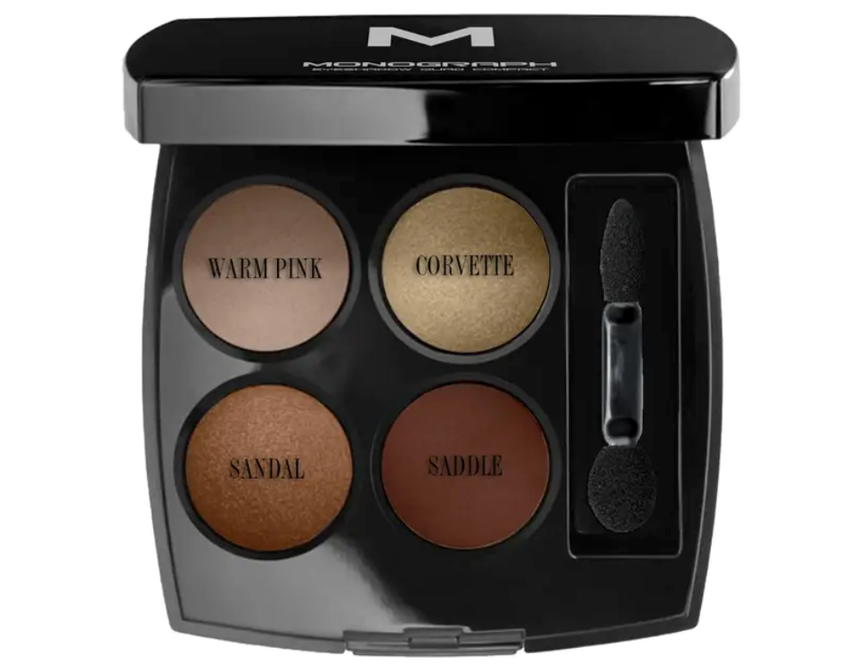 Artis Monograph Pressed Powder Eyeshadow Quad Compact